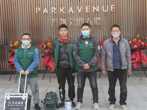 万科公园大道石材维修