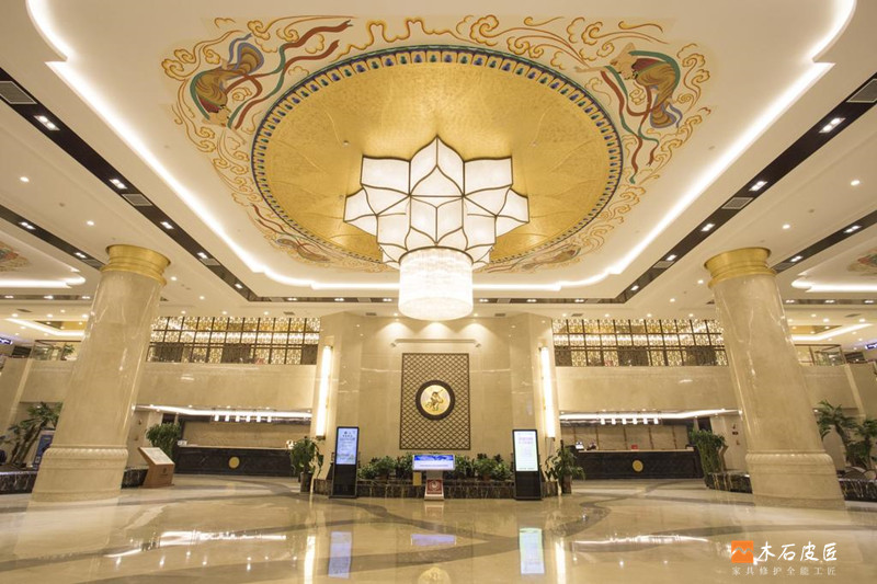 敦煌华夏国际大酒店贴金箔4.jpg